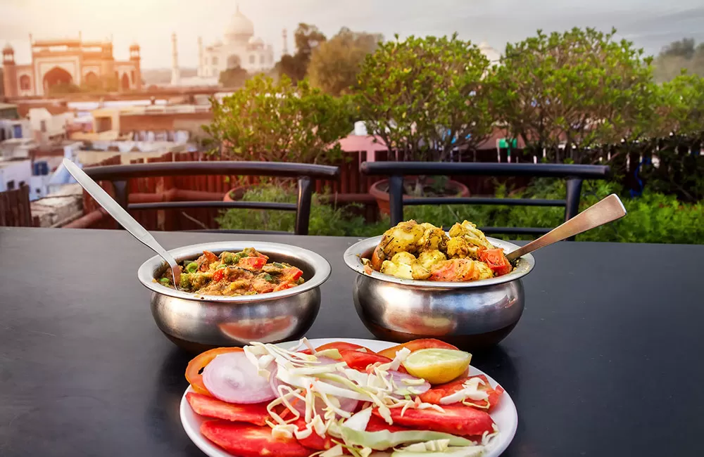 Lunch in Agra